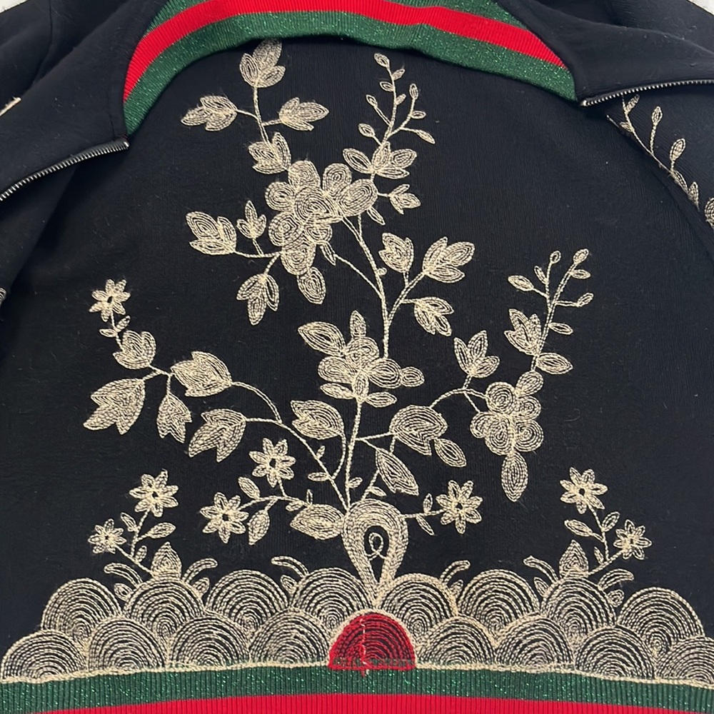 Embroidered baseball style jacket - Picture 7 of 8